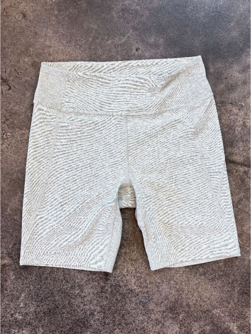 Outdoor Voices S Heathered Gray Biker Shorts